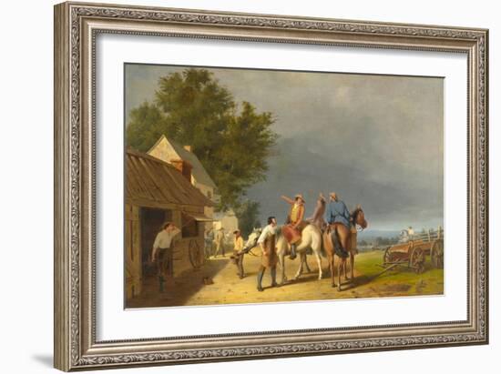 First News of the Battle of Lexington, 1847-William Tylee Ranney-Framed Giclee Print