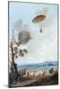 First Parachute Descent, 1797-Library of Congress-Mounted Photographic Print