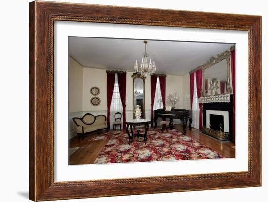 First Parlor In The First White House Of The Confederacy, Montgomery, Alabama-Carol Highsmith-Framed Art Print