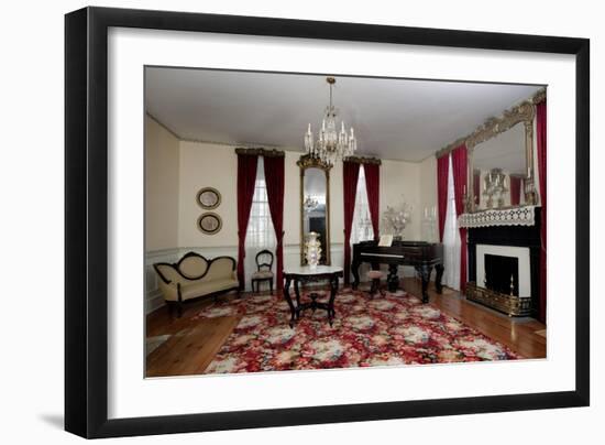 First Parlor In The First White House Of The Confederacy, Montgomery, Alabama-Carol Highsmith-Framed Art Print