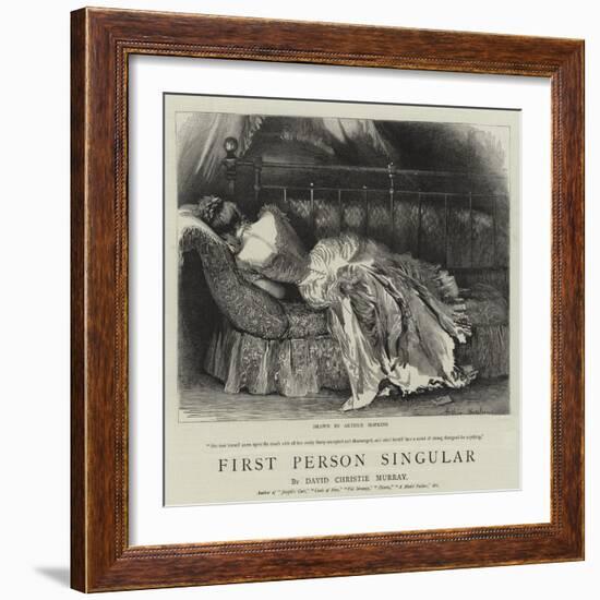 First Person Singular-Arthur Hopkins-Framed Giclee Print