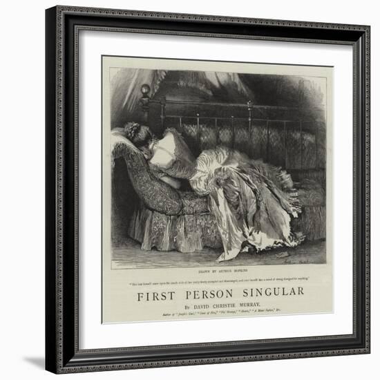 First Person Singular-Arthur Hopkins-Framed Giclee Print