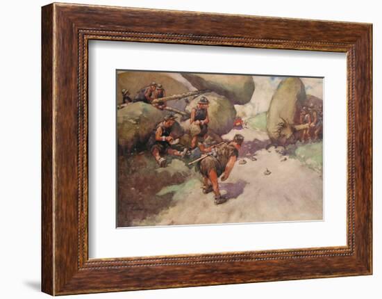 First Police Trap-Lawson Wood-Framed Premium Giclee Print