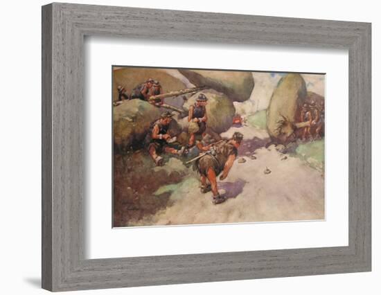 First Police Trap-Lawson Wood-Framed Premium Giclee Print