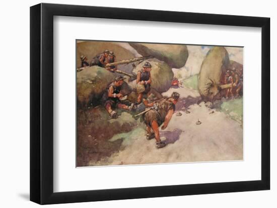 First Police Trap-Lawson Wood-Framed Premium Giclee Print