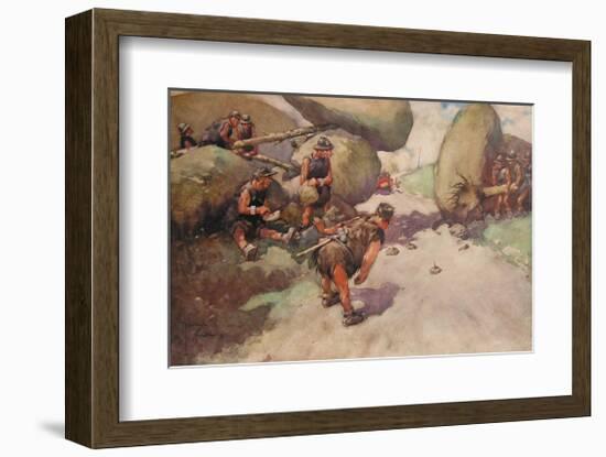 First Police Trap-Lawson Wood-Framed Premium Giclee Print