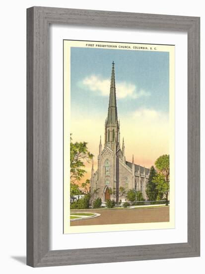 First Presbyterian Church, Columbia-null-Framed Art Print