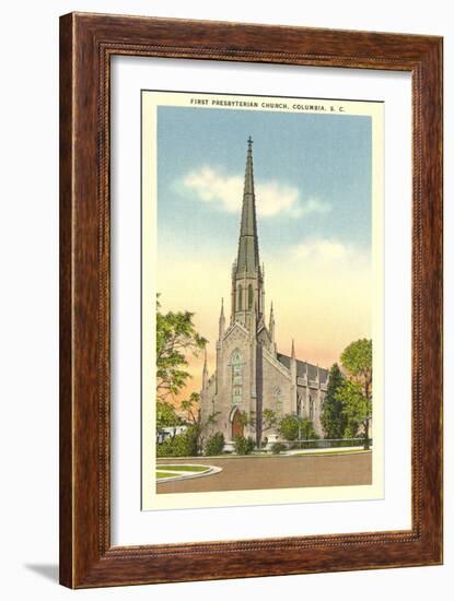 First Presbyterian Church, Columbia-null-Framed Art Print