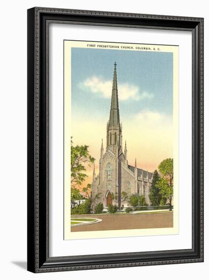 First Presbyterian Church, Columbia-null-Framed Art Print