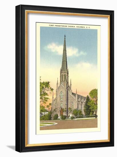 First Presbyterian Church, Columbia-null-Framed Art Print