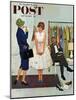 "First Prom Dress" Saturday Evening Post Cover, April 18, 1959-Kurt Ard-Mounted Giclee Print