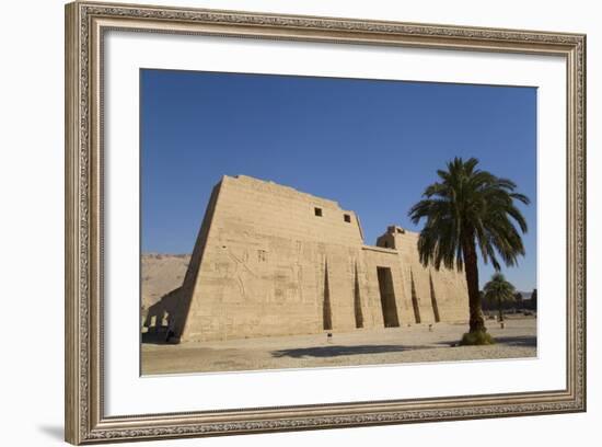 First Pylon, Medinet Habu (Mortuary Temple of Ramses Iii), West Bank-Richard Maschmeyer-Framed Photographic Print