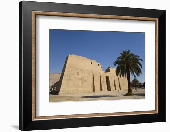 First Pylon, Medinet Habu (Mortuary Temple of Ramses Iii), West Bank-Richard Maschmeyer-Framed Photographic Print