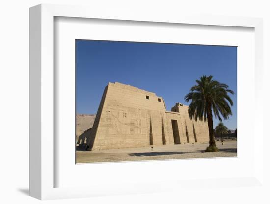 First Pylon, Medinet Habu (Mortuary Temple of Ramses Iii), West Bank-Richard Maschmeyer-Framed Photographic Print