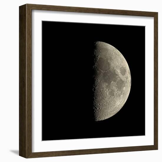 First Quarter Moon-Eckhard Slawik-Framed Premium Photographic Print