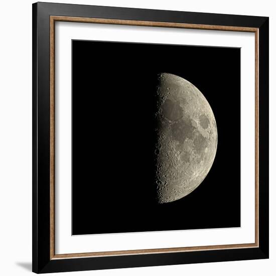 First Quarter Moon-Eckhard Slawik-Framed Premium Photographic Print