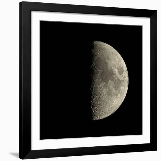 First Quarter Moon-Eckhard Slawik-Framed Photographic Print