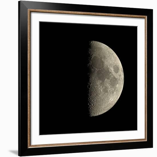 First Quarter Moon-Eckhard Slawik-Framed Photographic Print