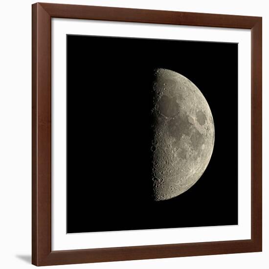 First Quarter Moon-Eckhard Slawik-Framed Photographic Print