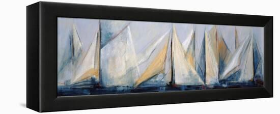 First Sail II-María Antonia Torres-Framed Stretched Canvas