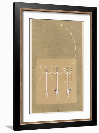 First Sand Painting-null-Framed Giclee Print