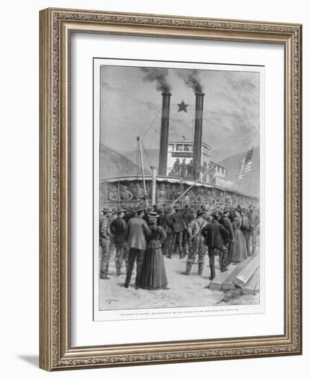 First Shipload of Gold-Julius M. Price-Framed Art Print