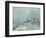 First Snow at Veneux-Nadon, 1878 (Oil on Canvas)-Alfred Sisley-Framed Giclee Print