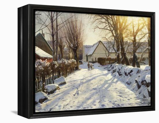 First Snow-Peder Mork Monsted-Framed Premier Image Canvas