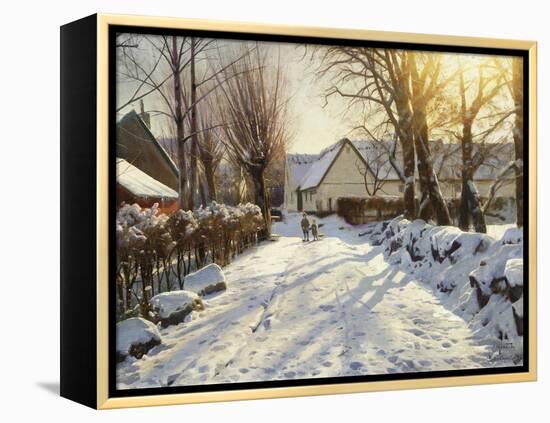 First Snow-Peder Mork Monsted-Framed Premier Image Canvas