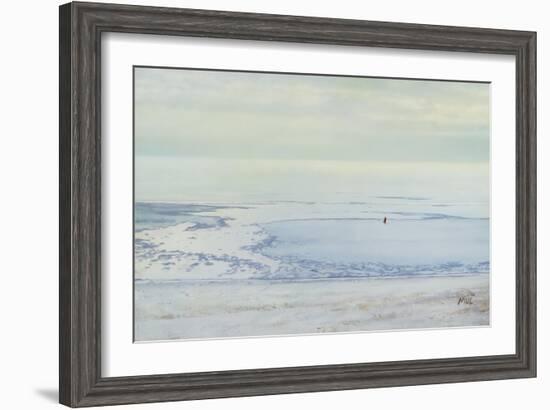 First Snow-Mark Van Crombrugge-Framed Art Print