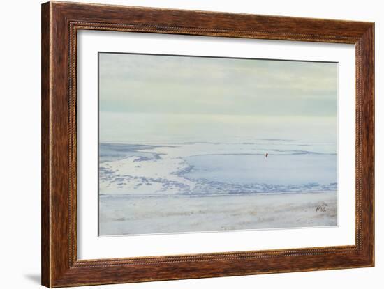 First Snow-Mark Van Crombrugge-Framed Art Print