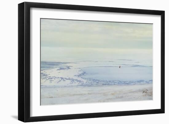 First Snow-Mark Van Crombrugge-Framed Art Print