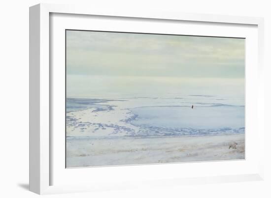 First Snow-Mark Van Crombrugge-Framed Art Print