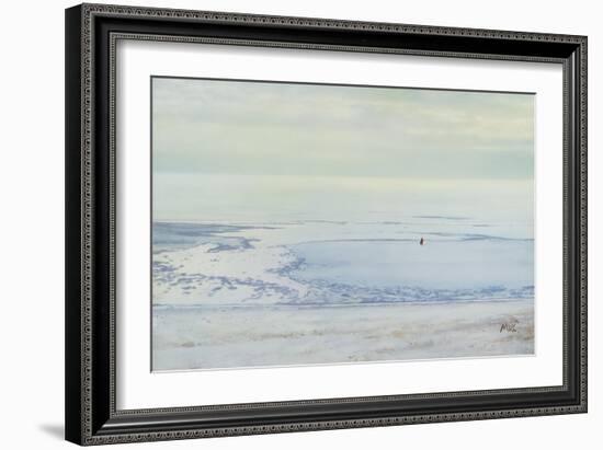 First Snow-Mark Van Crombrugge-Framed Art Print