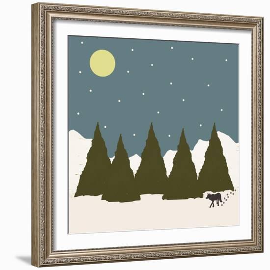 First Snowfall-Tammy Kushnir-Framed Giclee Print