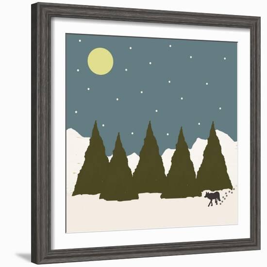 First Snowfall-Tammy Kushnir-Framed Giclee Print