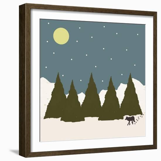 First Snowfall-Tammy Kushnir-Framed Giclee Print