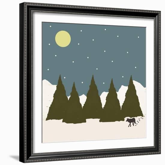 First Snowfall-Tammy Kushnir-Framed Giclee Print