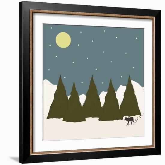 First Snowfall-Tammy Kushnir-Framed Giclee Print