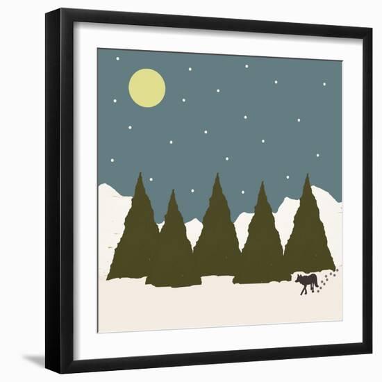 First Snowfall-Tammy Kushnir-Framed Giclee Print