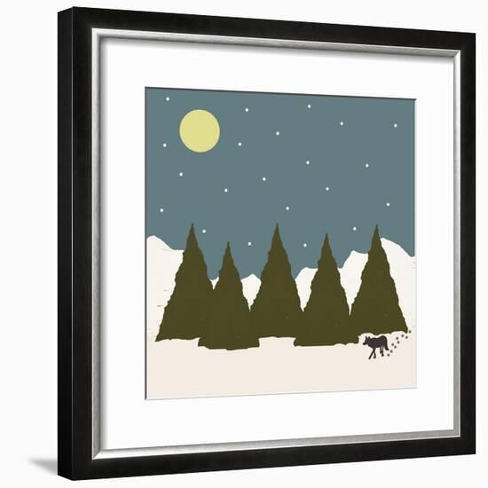 First Snowfall-Tammy Kushnir-Framed Giclee Print