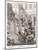 First Stage of Cruelty, Plate I from the Four Stages of Cruelty, 1751-William Hogarth-Mounted Giclee Print