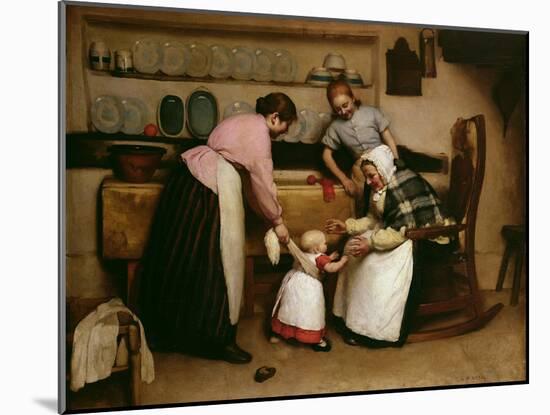 First Steps, 1888-George Hall Neale-Mounted Giclee Print