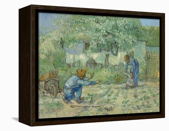 First Steps, after Millet, 1890-Vincent van Gogh-Framed Premier Image Canvas