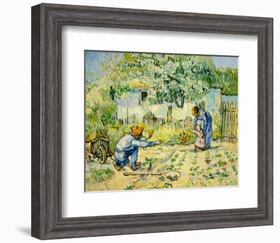 First Steps-Vincent van Gogh-Framed Giclee Print