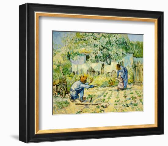 First Steps-Vincent van Gogh-Framed Giclee Print