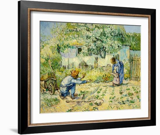 First Steps-Vincent van Gogh-Framed Giclee Print