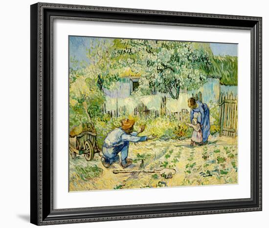 First Steps-Vincent van Gogh-Framed Giclee Print