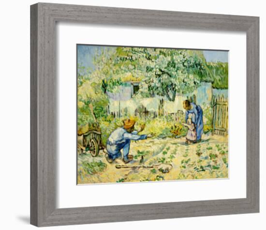 First Steps-Vincent van Gogh-Framed Giclee Print