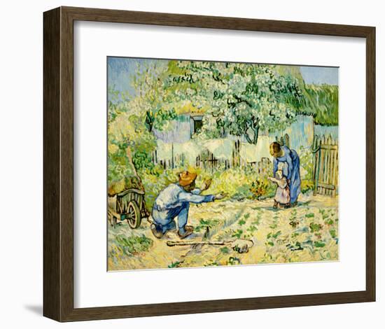 First Steps-Vincent van Gogh-Framed Giclee Print